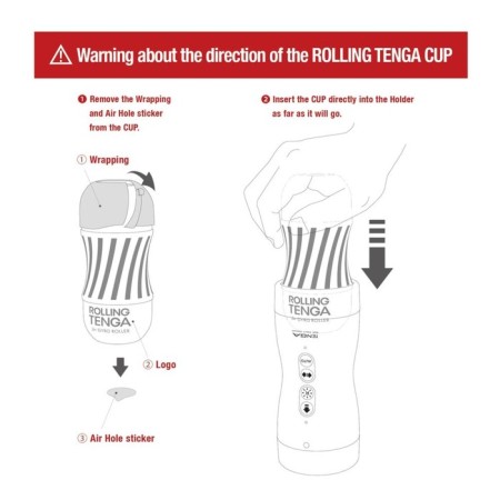 Tenga Vacuum Gyro Roller 3S: Masturbator and device for rotating and creating vacuum 104033-1