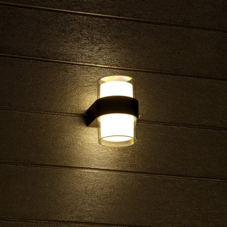 Lamp wall cover Duwi Nuovo 103x100x135mm 6W plastic 3000k IP 54 black black-9