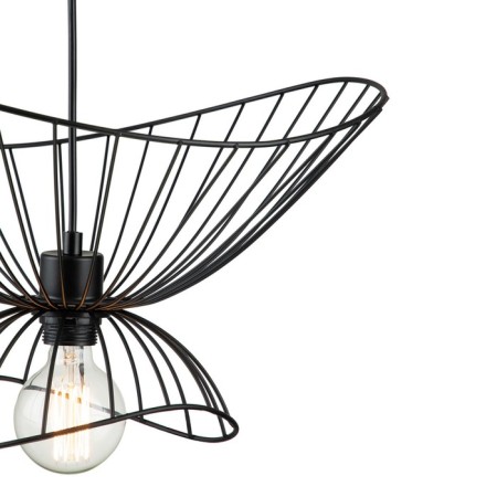 Suspended indigo, 10012/b/1p Black. 1x40W, E27, 450x450x285/1790 mm, black color-2