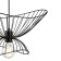 Suspended indigo, 10012/b/1p Black. 1x40W, E27, 450x450x285/1790 mm, black color