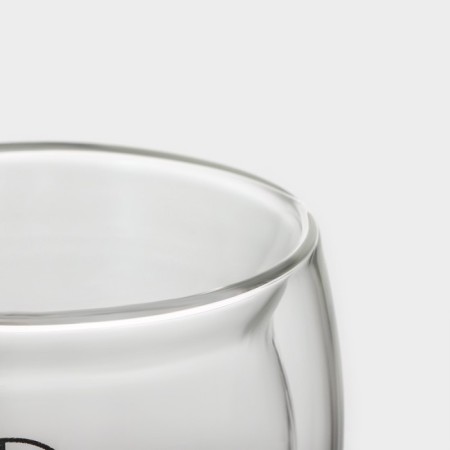 A glass glass on a wooden stand “Up the bottom”, 250 ml, 9 × 9 cm-4