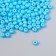 Glass beads 6/0 "cornflower" 15 grams