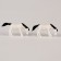 Miniature Puppet "Horse", set 2 pcs., Size 1 pc. - 4.5 × 2.5 × 1 cm, white color