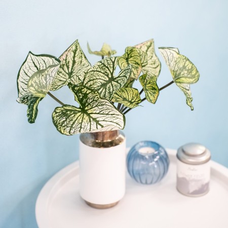 Anturium is artificial, height 38 cm, green color-1