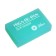 Rectangular "Neon" eraser in a paper holder, mix