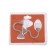 Hook for curtains ks007, one -rod, color chromium