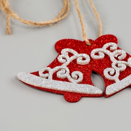 New Year's decoration from EVA "Bells", on an adhesive basis-1