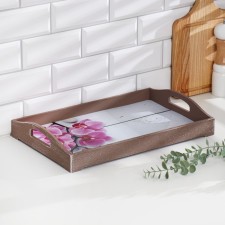 Wooden tray for breakfast 