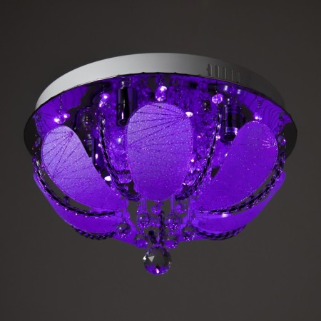 Chandelier 5955/400 CR chrome 4x40W E14 LED-RGB PDU 40x40x21cm-2