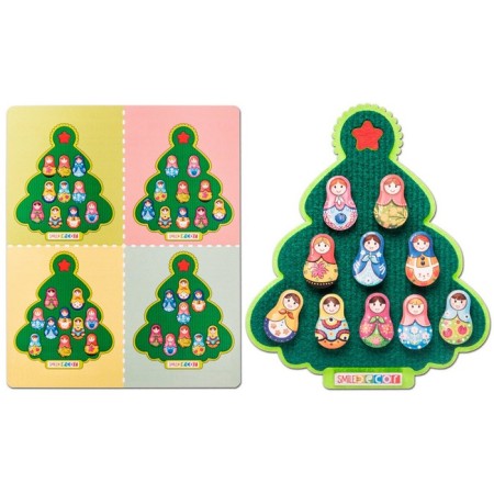 Puzzle rug "nesting dolls-ruddy cheeks"