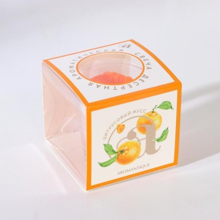 Aromatic candle in a glass "Citrus mousse", 60 g-1