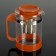 Glass teapot "Chocolate", 1.25 liters, with metal sieve