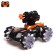 Radio controlled tank Stunt, 4WD all-wheel drive, shoots rockets, black-orange color