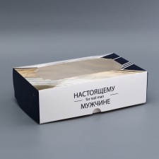 Gift folding box with a window, 