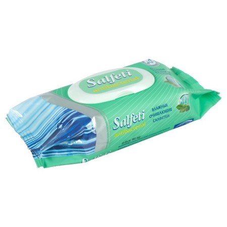 Wet napkins Salfeti, antibacterial, 72 pcs.-1