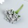 Flowers for decorating "inflorescence" silver 1 bouquet = 12 colors 8.5 cm