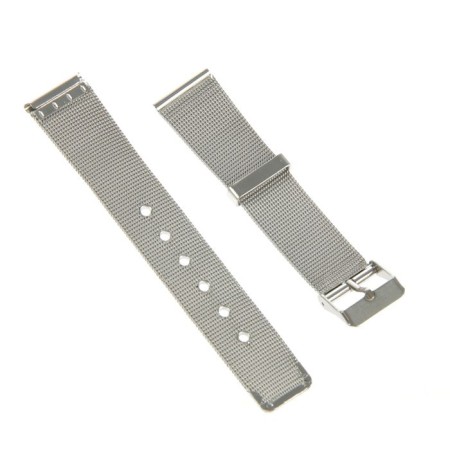Solomon watch strap, 18 mm, metal, L-20 cm, chrome
