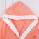 Women's bathrobe, size 48, white/coral, maistra