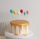 Set of toppers for the Cake "Balls", 6 pcs, color mix