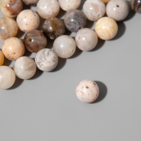 Beads on threads ball No. 8 “Sandstream” Matova, 48 beads-3
