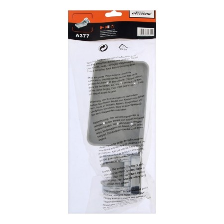 Holder for shower watering can Accoona A377, unregulated, plastic, soap dish, chrome-4