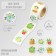 Stick Paper "Ecology. Cartoon" d = 2.5 cm 252 pcs in roll