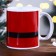 Ceramic mug "Santa", 320 ml, white color