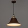 Lamp Bayerlux 2034839/1 E27 40W Coffee-Shampan 29x29x25 cm