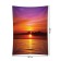 Decorative panel with photo printing "Sun says goodbye", vertical, size 150x200 cm