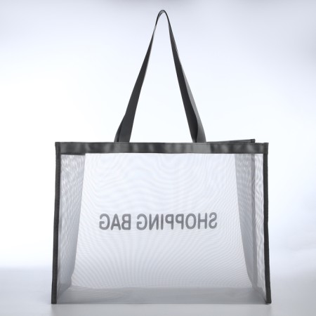 Household bag without fastening, gray color-1
