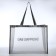 Household bag without fastening, gray color