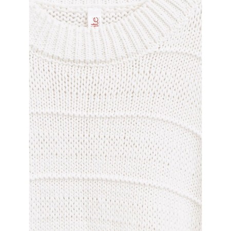 Jumper Women's Large knitting CONTE Elegant, Size S, White color-7
