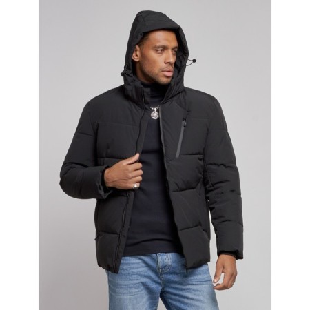 Male Winter jacket, size 58, black color-5
