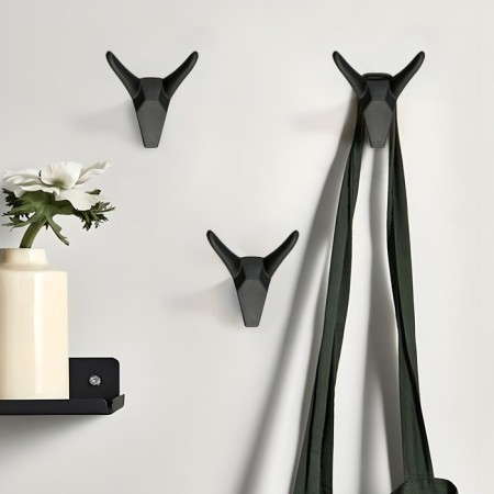 Furniture hook Cappio Horn, two -rod, black-9