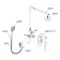The wasserkraft a14129 shower system, built -in, tropical shower, shower, chromium