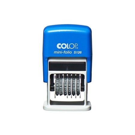 The number of the automatic COLOP S 126, font height 3.8 mm, 6 discharges-2