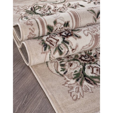 Rectangular carpet Merinos Gavana, size 200x400 cm, color Beige-2