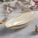 Ceramic sapphire salad, 24 × 9.5 × 5.5 cm, beige color