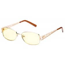Computer glasses AF030 Premium relaxation, gold