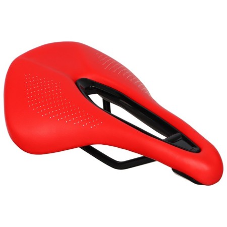 Dream Bike saddle, sport-composter, red color-1