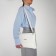 Women's bag Textura, messenger, average size, white color