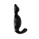 Furniture hook cappio cat, one -rod, black