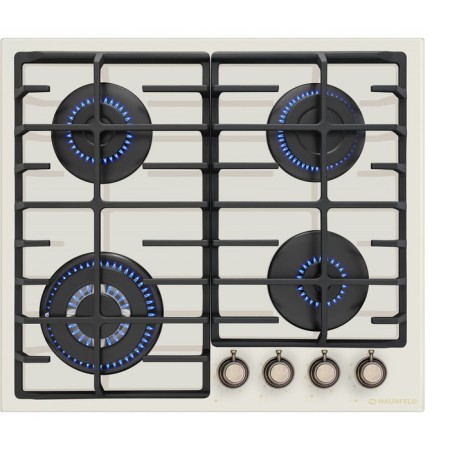 Hlect surface Maunfeld EGHG.64.63CBG.R/G, gas, 4 burners, beige
