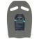 ONLYTOP swimming board, 44x28x3.3 cm, gray color