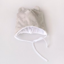A cap on ties with ears children's kinderlitto 