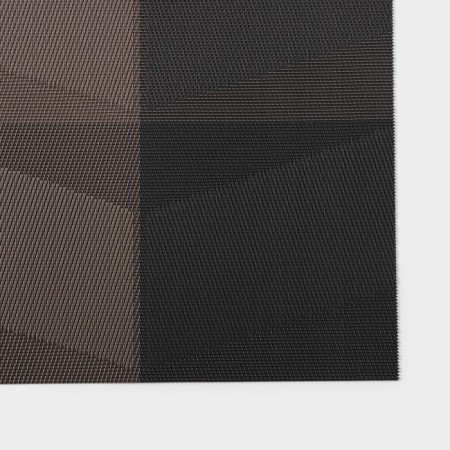 Serving napkin on the table "Powder", 45.5 × 30 cm, brown-gray color-1