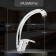 Kitchen mixer Zein Z3104, single -leaf, high spout, chrome