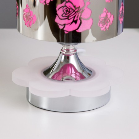 Aroma lace with backlight "Flowers" E14 40W +RGB black 12x12x22.5 cm-4