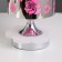 Aroma lace with backlight "Flowers" E14 40W +RGB black 12x12x22.5 cm