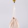 Linseed bag, 30 × 25 cm, 3 kg, with ties, beige